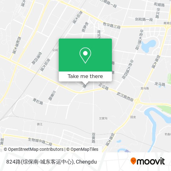 824路(综保南-城东客运中心) map