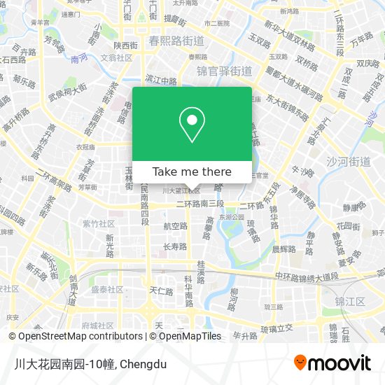 川大花园南园-10幢 map