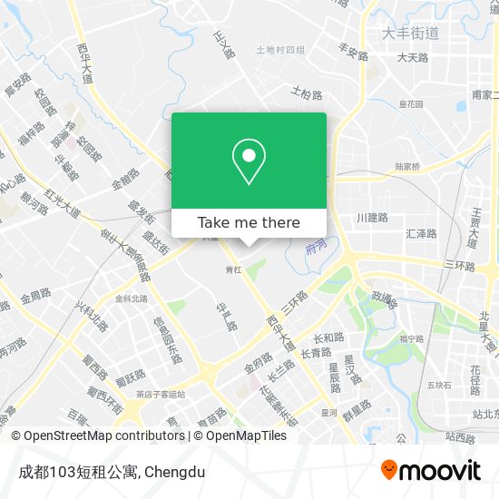 成都103短租公寓 map