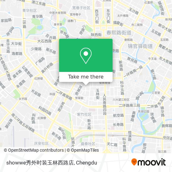 showwe秀外时装玉林西路店 map
