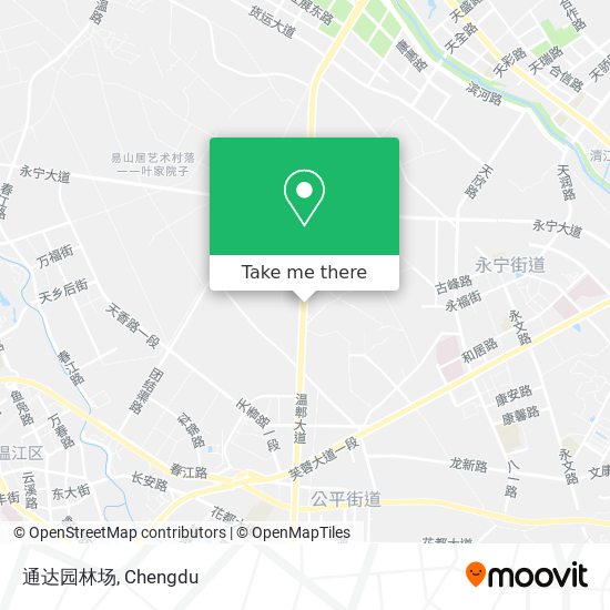 通达园林场 map