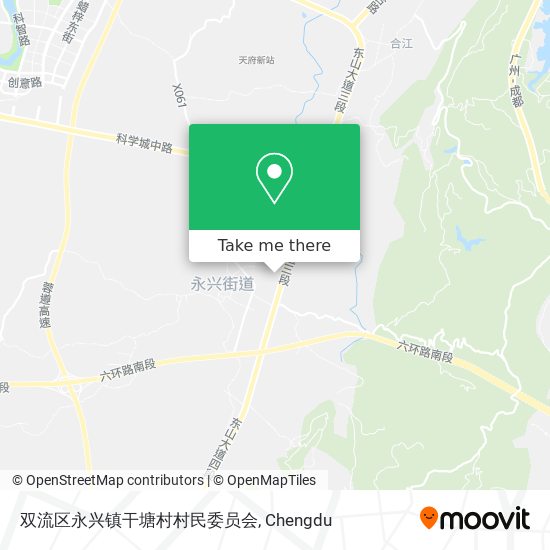 双流区永兴镇干塘村村民委员会 map