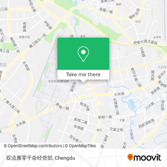 双流雁零干杂经营部 map