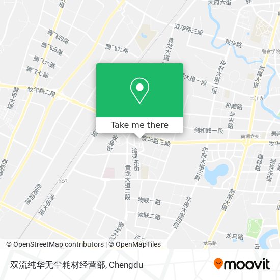 双流纯华无尘耗材经营部 map