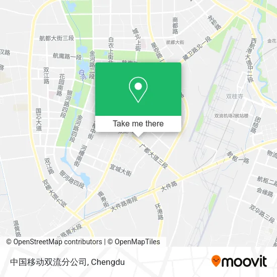 中国移动双流分公司 map