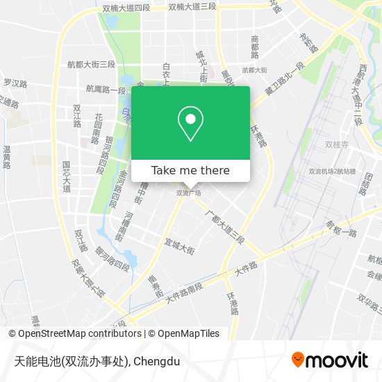 天能电池(双流办事处) map