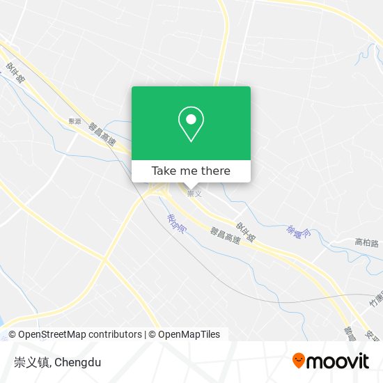 崇义镇 map