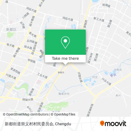 新都街道崇义村村民委员会 map