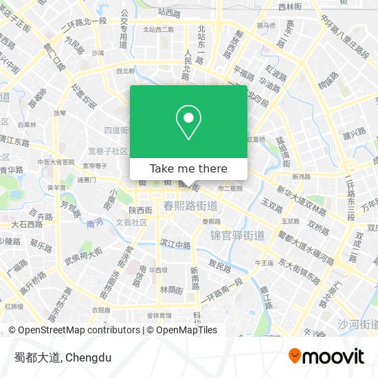 蜀都大道 map