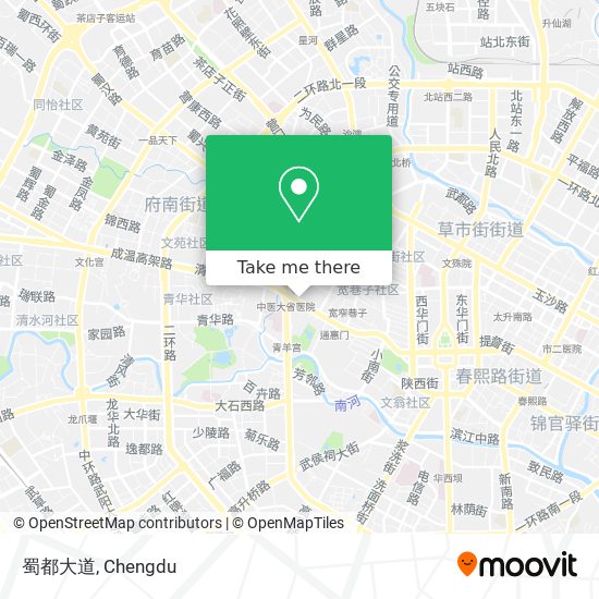 蜀都大道 map