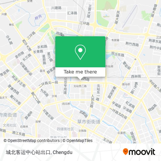 城北客运中心站出口 map