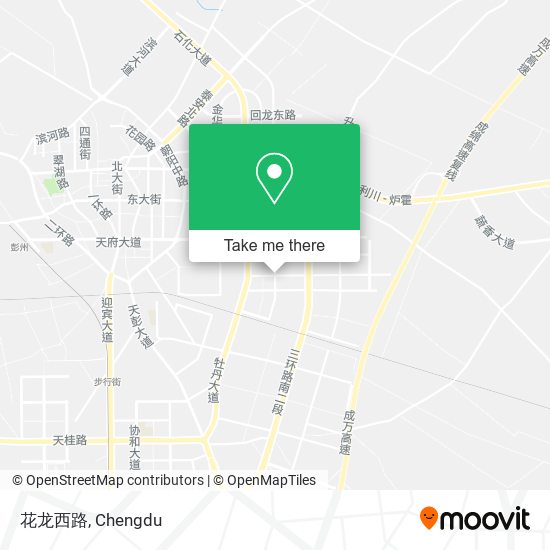 花龙西路 map