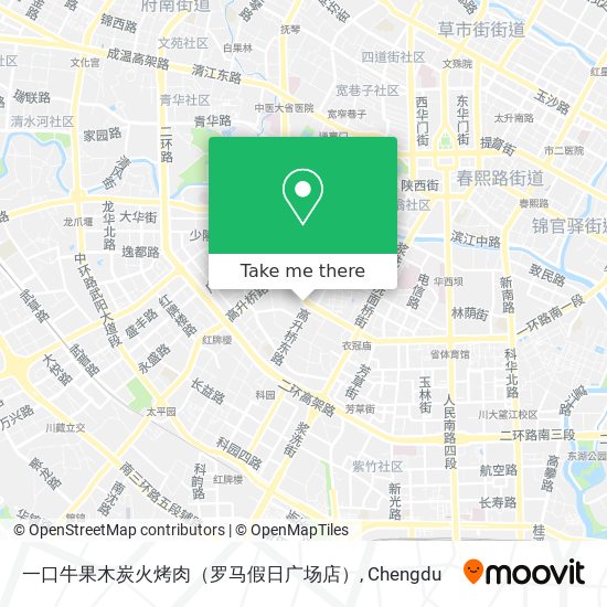 一口牛果木炭火烤肉（罗马假日广场店） map