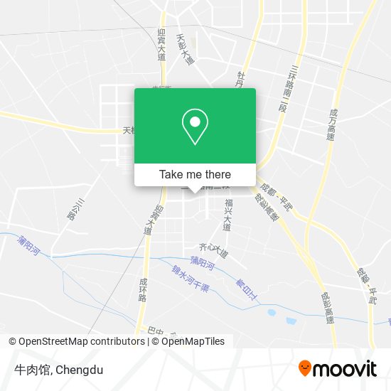 牛肉馆 map