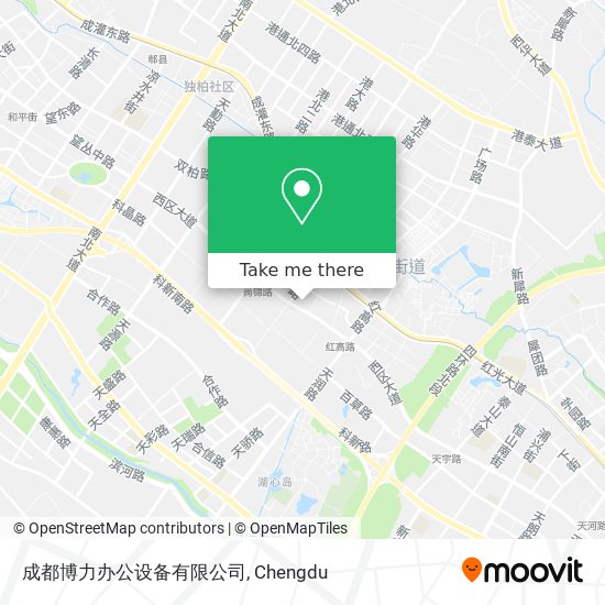 成都博力办公设备有限公司 map