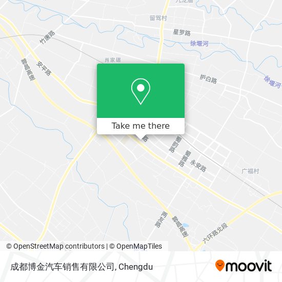 成都博金汽车销售有限公司 map
