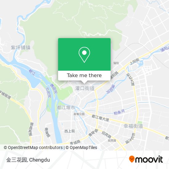 金三花园 map