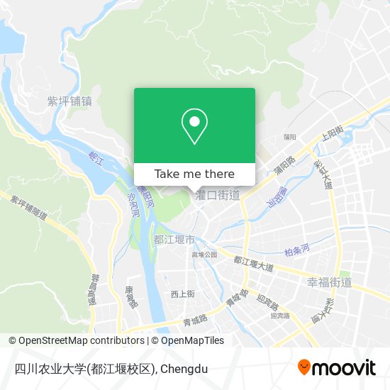 四川农业大学(都江堰校区) map