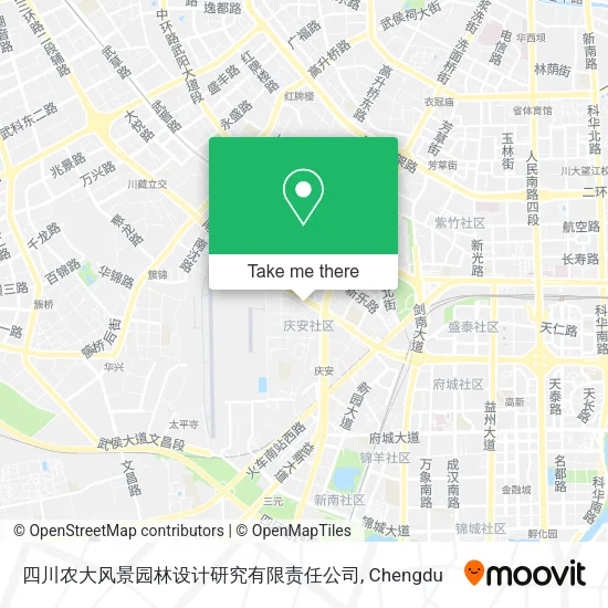 四川农大风景园林设计研究有限责任公司 map