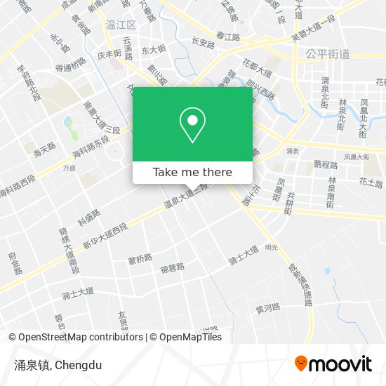 涌泉镇 map