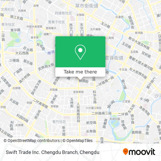 Swift Trade Inc. Chengdu Branch map