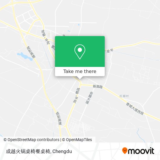 成越火锅桌椅餐桌椅 map