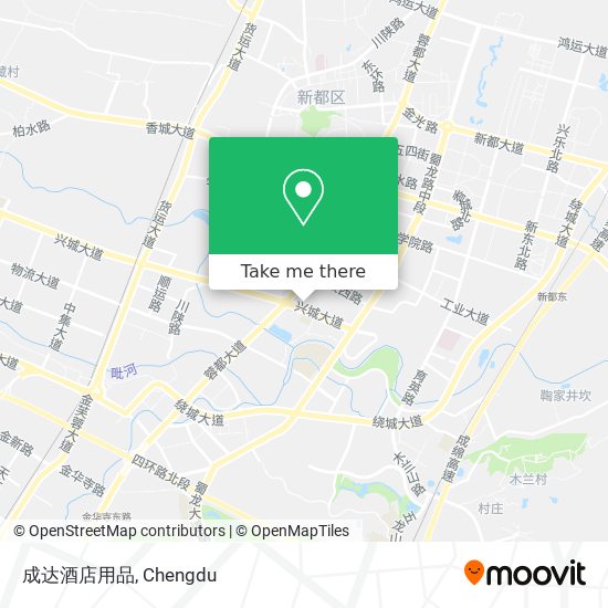 成达酒店用品 map