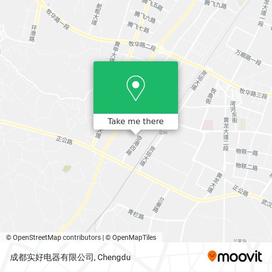 成都实好电器有限公司 map