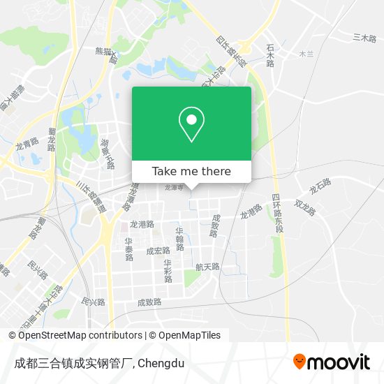 成都三合镇成实钢管厂 map