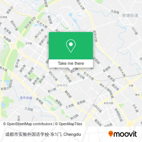 成都市实验外国语学校-东1门 map