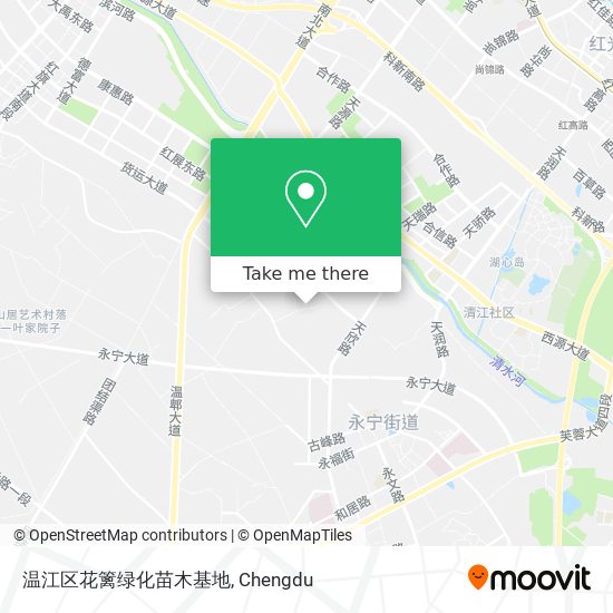 温江区花篱绿化苗木基地 map