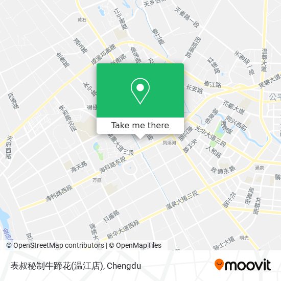 表叔秘制牛蹄花(温江店) map