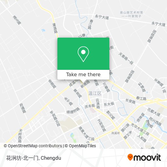 花涧坊-北一门 map