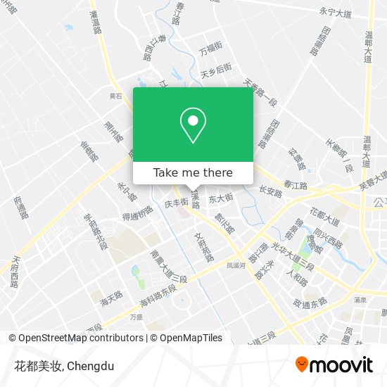 花都美妆 map
