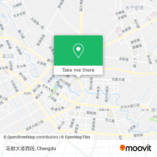 花都大道西段 map