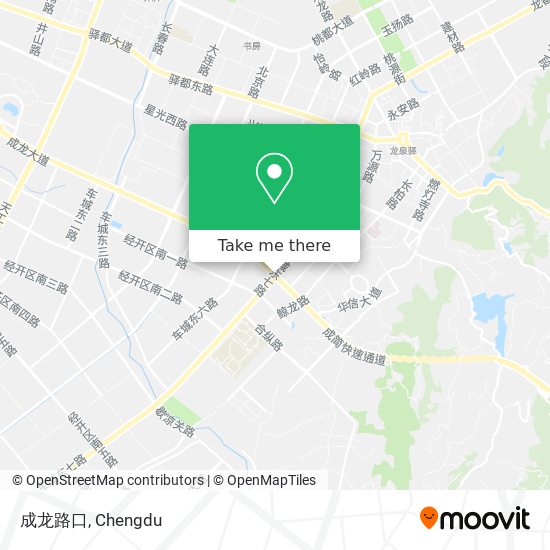 成龙路口 map