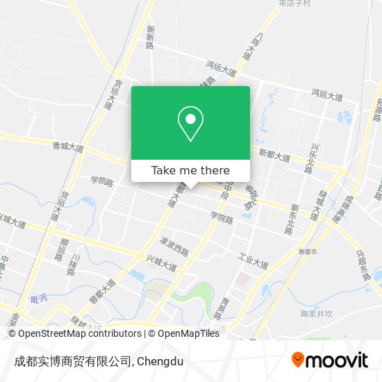 成都实博商贸有限公司 map