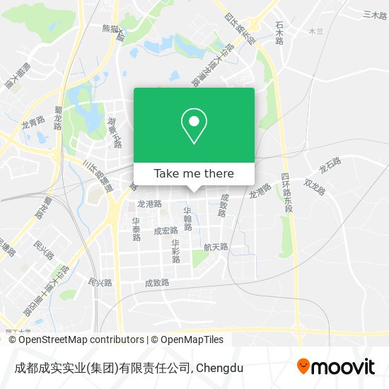 成都成实实业(集团)有限责任公司 map