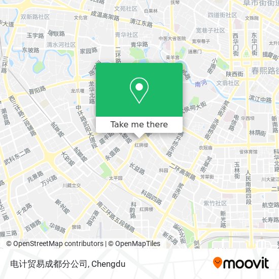 电计贸易成都分公司 map