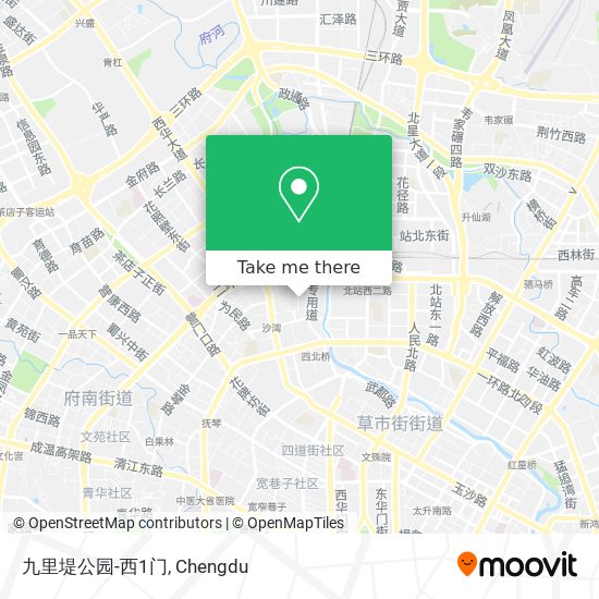 九里堤公园-西1门 map