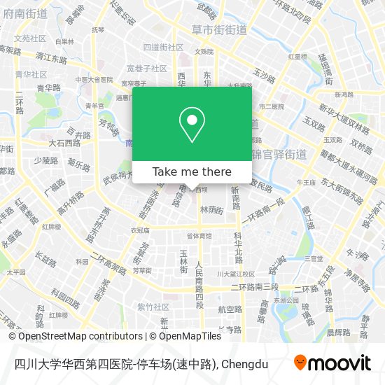 四川大学华西第四医院-停车场(速中路) map