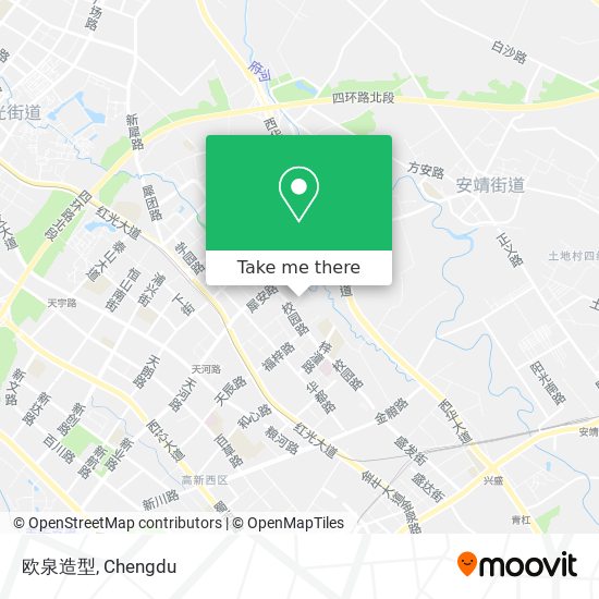 欧泉造型 map