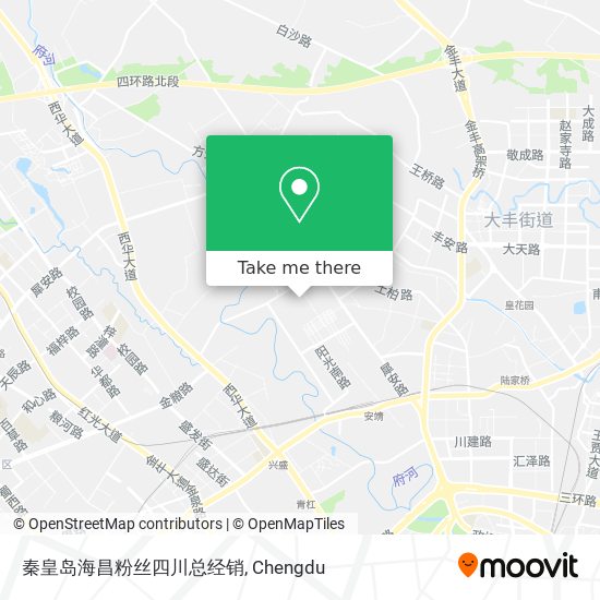 秦皇岛海昌粉丝四川总经销 map