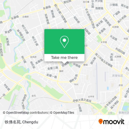 铁佛名苑 map