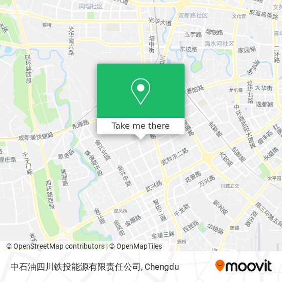 中石油四川铁投能源有限责任公司 map
