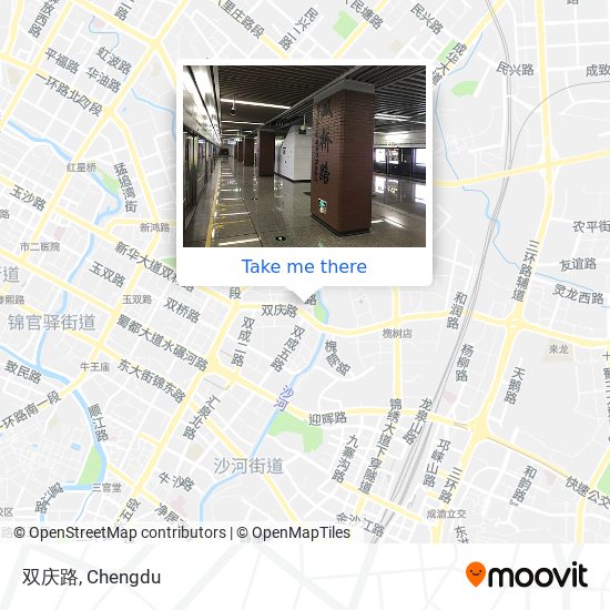 双庆路 map