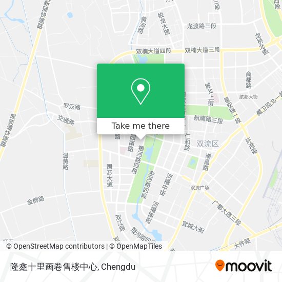 隆鑫十里画卷售楼中心 map