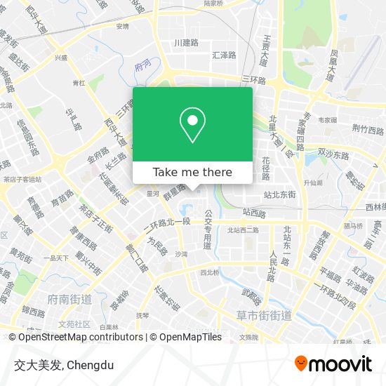 交大美发 map