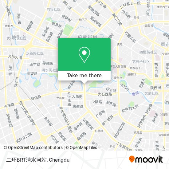 二环BRT清水河站 map