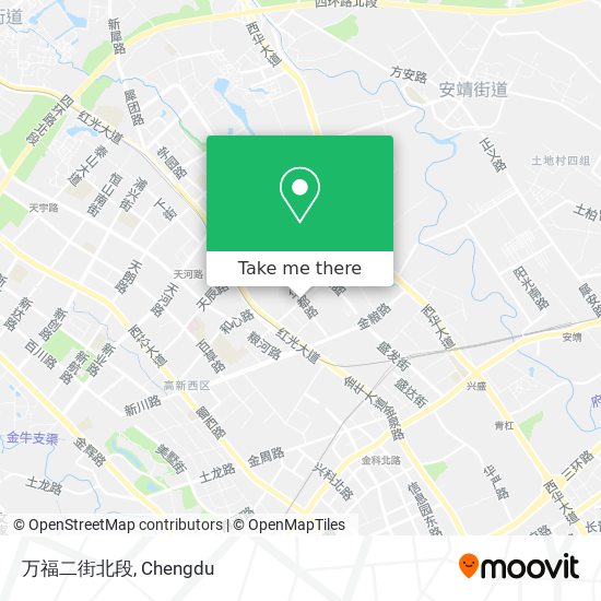 万福二街北段 map